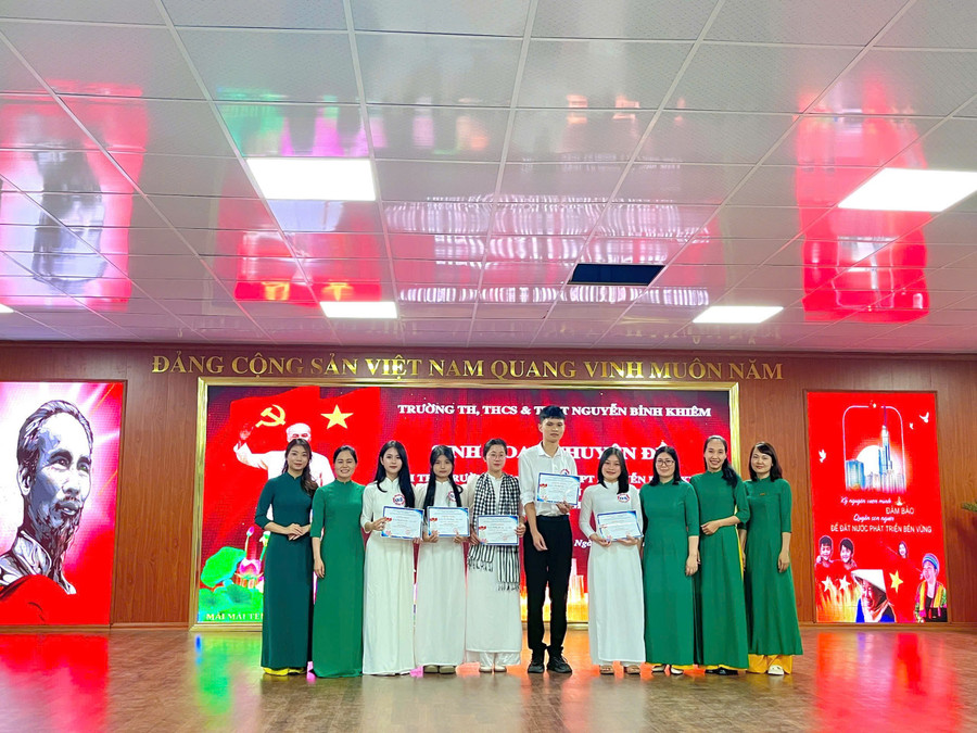 Tuổi trẻ Trường Nguyễn Bỉnh Khiêm lan tỏa tinh thần Chủ tịch Hồ Chí Minh